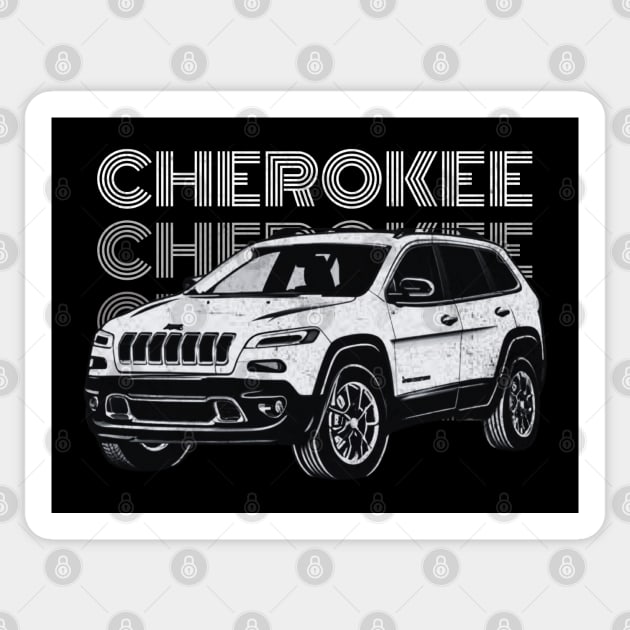 Jeep-cherokee Sticker by Funny sayings